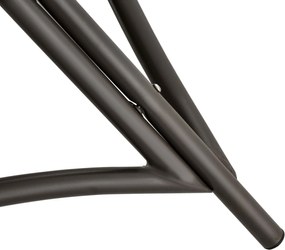 Krzesło skladane krzesło ogrodowe do pracy w domu na dwoje z poduszką i koszem | Aosom PL