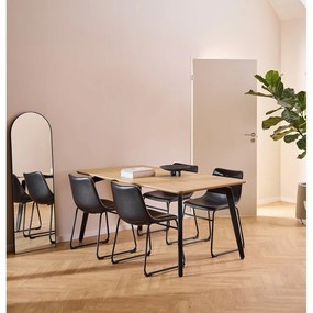 Stół z blatem w dekorze dębu 90x160 cm Cadiz – Actona
