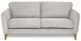 Jasnoszara sztruksowa sofa 170 cm Paris – Scandic