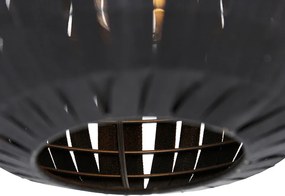 Nowoczesna lampa wisząca czarna 30 cm - Zoë