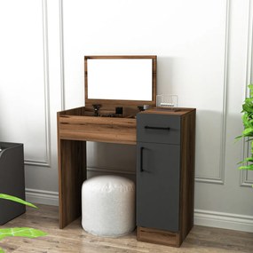 Stolik kosmetyczny Inci Light Walnut