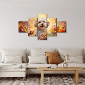 Obraz - Szczęśliwy pies (125x70 cm)