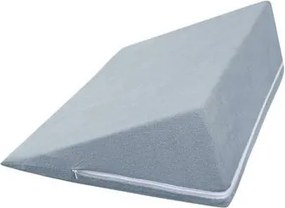 Bellatex Poszewka na podgłówek klinowy frotte niebiesko-szary, 80 x 50 x 20 cm