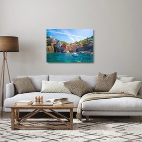Obraz na szkle - Nad Morzem Śródziemnym (70x50 cm)