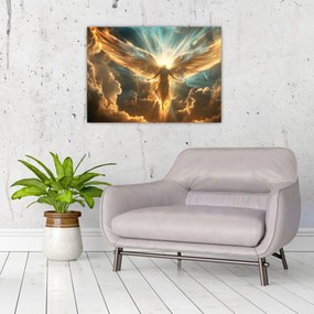 Obraz na szkle - Mitologia anielska (70x50 cm)