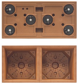 Doniczka Madera Case ECO Wood 77x38,5x37 cm naturo ECO PROSPERPLAST