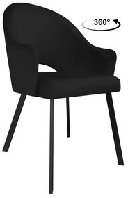 Krzesło obrotowe Velvet podstawa Profil czarna MG19