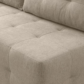 Sofa z Funkcją Spania MORANA Beżowa Nowoczesna