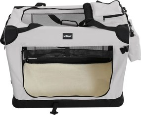 Leopet Box transportowy dla psa XXXL, 102 x 69 x 69 cm szary