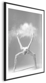 Plakat Niesamowita poza 60x90 cm z ramą czarną z marginesem ARTGEIST B