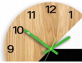 Zegar na ścianę nowoczesny efektowny okrągły cichy do kuchni salonu pokoju