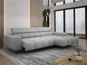 Narożnik PLAZA S Prawostronny z elektryczną regulacją siedziska w tkaninie APHRODITE 19 WERSAL