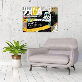 Obraz na szkle - Graffiti (70x50 cm)