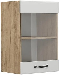 Szklana szafka kuchenna biały domek wiejski 40x31x60 r-line