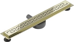 Mexen Flat 360° M15 odpływ liniowy obrotowy 70 cm, złoty - 1524070-40