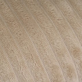 Brązowy koc z mikropluszu 130x160 cm Fur Velvet – Casa Selección
