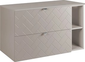 Meble łazienkowe, Kaszmir, 100 x 57 x 46 cm, uchwyty srebrne