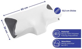 Poduszka ortopedyczna z pianki z pamięcią kształtu 36x60 cm – Maximex