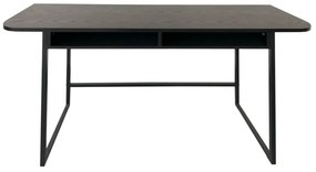 Czarna konsola w dekorze jesionu 40x140 cm Darlington – Actona