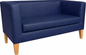 Sofa Monaco : Kolor nogi - Drewno, Kolor tkaniny - EKO-SKÓRA - 4D, Typ tkaniny - Eko-skóra , Wysokość nogi - 20 cm