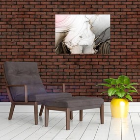 Obraz na szkle - Atrament marmurkowy (70x50 cm)