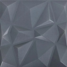 Nowoczesne panele ścienne 12 sztuk diamentowa szarość T9-N73