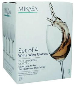 Zestaw 4 kieliszków do wina Mikasa Julie, 469 ml