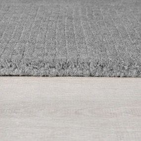 Szarobeżowy wełniany dywan tkany ręcznie 200x290 cm Border – Flair Rugs