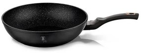 Berlinger Haus Patelnia Wok z powłoką marmurowąBlack Rose Collection, 30 cm