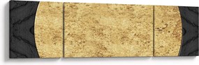 Obraz - Złota struktura N⁰2 (170x50 cm)