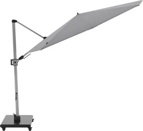 HYPERION 340 PRESTIGE – luksusowy huśtawkowy parasol ogrodowy z bocznym drążkiem : Kolor parasola - Jasnoszary