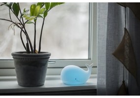 Biała lampka nocna LED dla dzieci Whale – Star Trading