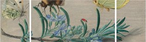 Obraz - Jan van Kessel the Elder, Insects and a Sprig of Rosemary, reprodukcje (170x50 cm)