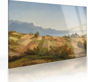 Obraz na szkle - Alexandre Calame, Swiss Landscape, reprodukcje (70x50 cm)