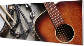 Panel szklany do Kuchni Akcesoria Muzyczne