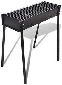 Klasyczny prostokątny grill ogrodowy na węgiel drzewny F1-B67