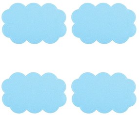 Dziecięce maty antypoślizgowe do wanny 4 szt. 9x14,5 cm Nuages – MSV