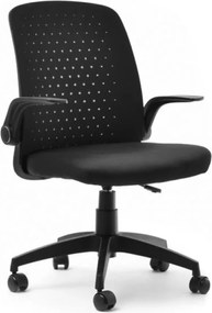 Obrotowe krzesło młodzieżowe Flip, kolor czarny