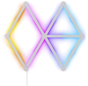 Nanoleaf NL59-K-0002LW-9PK-EU-ZESTAW 9x LED RGBW Ściemnialna szyna LINES 1200-6000K Wi-Fi