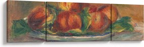 Obraz - Auguste Renoir, Peaches on a  Plate, reprodukcje (170x50 cm)
