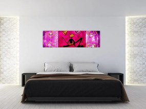 Obraz historycznego muralu (170x50 cm)