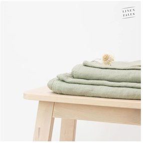 Zielony lniany ręcznik 125x75 cm – Linen Tales