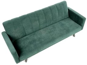 Ciemnozielona rozkładana sofa TROMSO