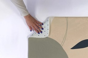 Dywanik antypoślizgowy do łazienki Dywanik antypoślizgowy do łazienki Roślina Liść