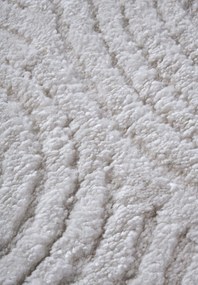 Dywan nowoczesny Gallery 3D Koła kremowy 160 cm x 235 cm