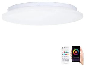 Aigostar-LED RGBW Plafon łazienkowy LED/18W/230V IP44+pilot