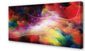 Obraz drukowany na płótnie Falująca Abstrakcja Fraktalna