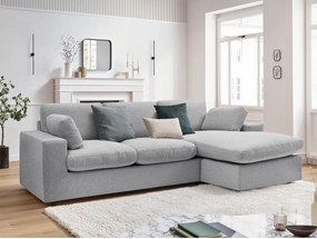 Jasnoszary narożnik Belair – Bobochic Paris