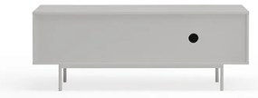 Szaro-naturalna szafka pod TV w dekorze dębu 140x52 cm Sierra – Teulat