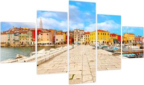 Obraz - Stare istryjskie miasto Poreč, Chorwacja (125x70 cm)